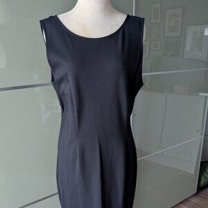 Womans Black formal long sleeveless dress Size MEDIUM